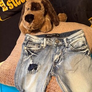 BKE Light Blue ripped boys jeans